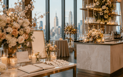 Welcome Table and Bar Flowers: The Overlooked Details That Elevate Events